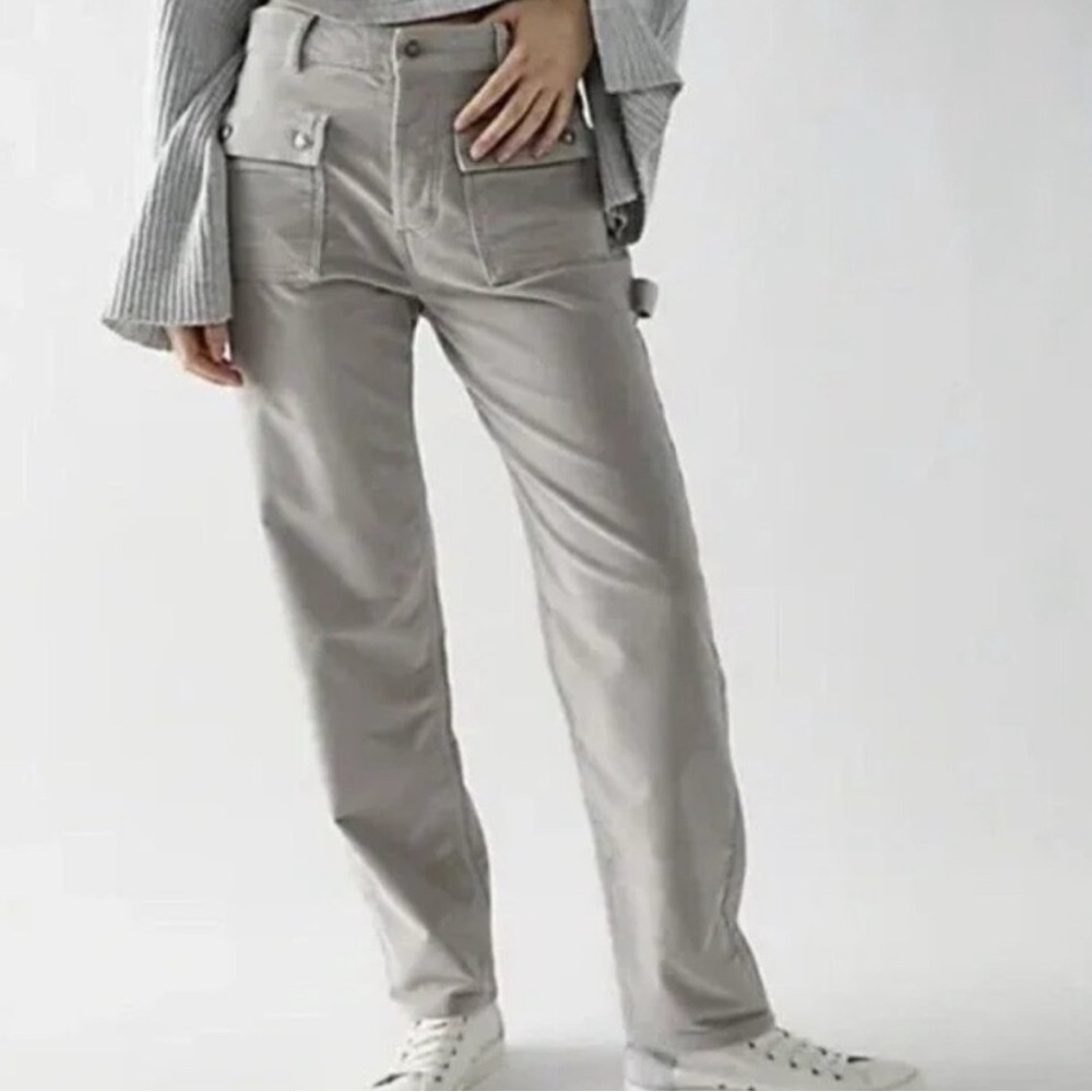 NWOT Free People Kyo Ocean Pearl Utility Inspired Cargo Pants